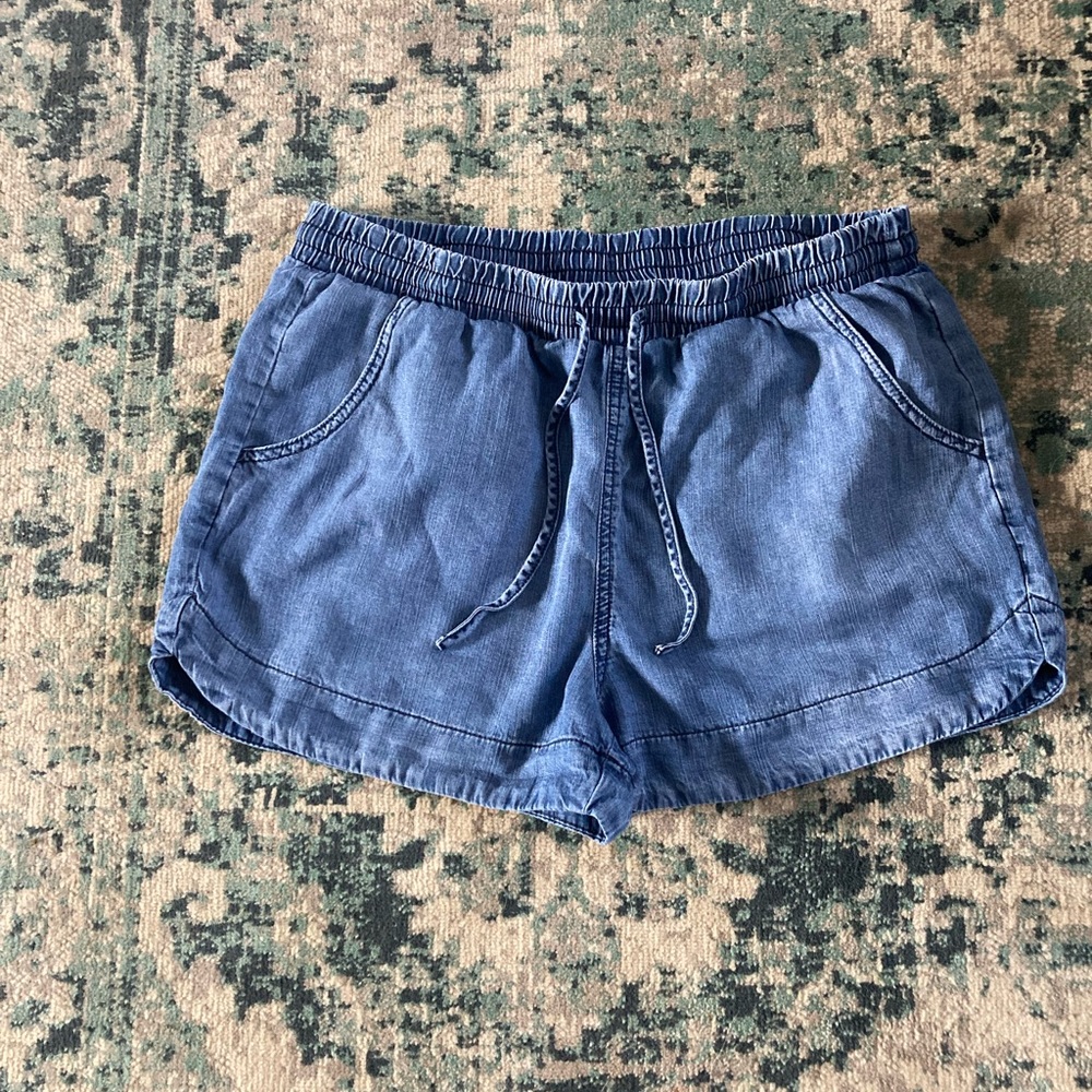 Chambray Shorts